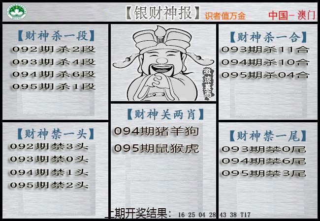 095期银财神[图]