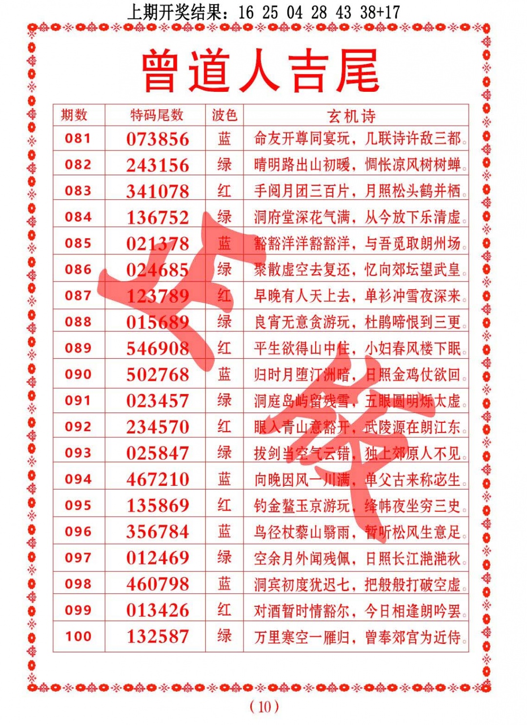 095期曾道人吉尾[图]